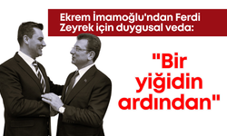Ekrem İmamoğlu'ndan Ferdi Zeyrek için duygusal veda: "Bir yiğidin ardından..."