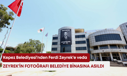 Kepez Belediyesi’nden Ferdi Zeyrek’e veda! Zeyrek’in fotoğrafı belediye binasına asıldı