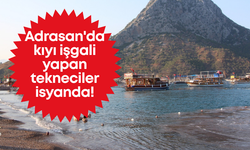 Adrasan'da kıyı işgali yapan tekneciler isyanda!