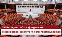 TBMM'de yeni hafta yoğun geçecek: Meclis Başkanı seçimi ve 10. Yargı Paketi gündemde
