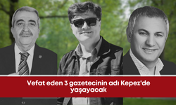 Vefat eden 3 gazetecinin adı Kepez'de yaşayacak