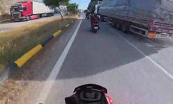 Antalya'da trafik magandası d*hşeti: Motosikletlilerin üzerine TIR sürdü