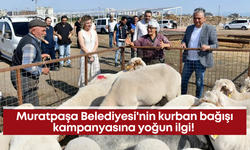 Muratpaşa Belediyesi'nin kurban bağışı kampanyasına yoğun ilgi!