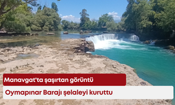 Oymapınar Barajı şelaleyi kuruttu: Manavgat'ta şaşırtan görüntü