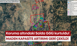 Koruma altındaki Salda Gölü kurtuldu! Maden kapasite artırımı geri çekildi