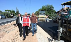 Kepez'de Zeytin Dalı Caddesi sıcak asfalta kavuştu