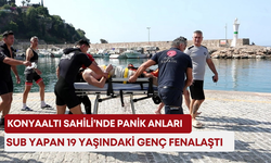 Konyaaltı Sahili’nde panik anları! SUB yapan 19 yaşındaki genç fenalaştı