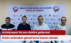 Antalyaspor’da son dakika gelişmesi: Krizin ardından genel kurul kararı alındı!