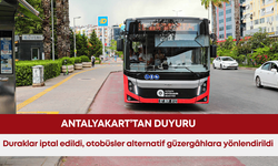 Antalyakart’tan duyuru: Duraklar iptal edildi, otobüsler alternatif güzergâhlara yönlendirildi