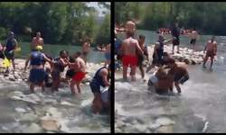 Antalya'da rafting yeleği tartışması kavgaya döndü!