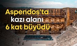 Aspendos'ta kazı alanı 6 kat büyüdü
