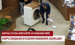 Antalya’da mecliste ayakkabı krizi: CHP’li başkan eylemin nedenini açıkladı!
