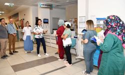 Yeni atanan Başhekimi Prof. Dr. Banu Karakuş Yılmaz'dan ilk saha çalışması