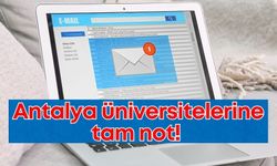 Antalya üniversitelerinden e-posta duyarlılığı!