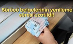 Sürücü belgelerini yenileme süresi uzatıldı! Kararı, İçişleri Bakanı duyurdu