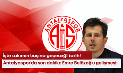 Antalyaspor’da son dakika Emre Belözoğlu gelişmesi: İşte takımın başına geçeceği tarih!