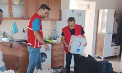 Kızılay’dan Antalya’da yangınlardan etkilenen vatandaşlara gıda yardımı