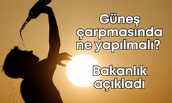 Güneş çarpmasında ne yapılmalı? Bakanlık açıkladı