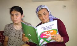 Mersin’de görme engelli kız, annesi sayesinde üniversite sınavında derece yaptı