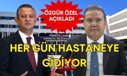Özgür Özel açıkladı: "Muhittin Böcek her gün hastaneye gidiyor"