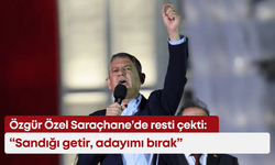 Özgür Özel Saraçhane’de resti çekti: “Sandığı getir, adayımı bırak”