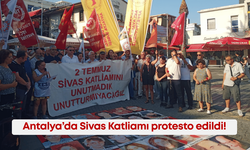 Antalya’da Sivas Katliamı protesto edildi