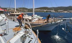 Bodrum'da su alan tekne kurtarıldı