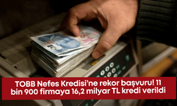 TOBB Nefes Kredisi’ne rekor başvuru! 11 bin 900 firmaya 16,2 milyar TL kredi verildi