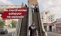 Antalya’da üst geçit çilesi: Ne merdivenler çalışıyor ne asansör... İdrar kokusu da cabası!