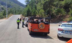 Alanya’da safari araçlarına sıkı denetim