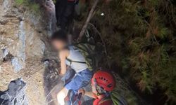 Alanya Kalesi'nde fotoğraf çekmek isterken mahsur kaldılar