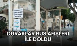 Alanya'da Rusça afişler dil tartışmasını alevlendirdi