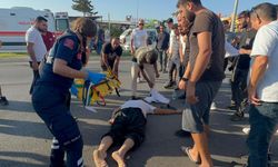 Antalya'da motosiklete çarpan sürücü neye uğradığını şaşırdı!
