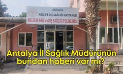 Antalya’da kamu hastanesinin tuvaleti pes dedirtti!