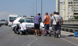 Antalya'da ihbara giden 112 motosikleti kaza yaptı!