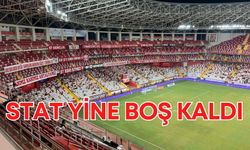 Taraftar Antalyaspor’a küstü mü? Stat yine boş kaldı!