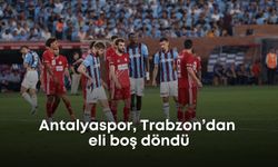 Antalyaspor, Trabzon’dan eli boş döndü