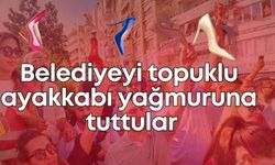 Aydınlılar Büyükşehir'i topuklu ayakkabı yağmuruna tuttu