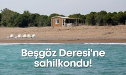 Beşgöz Deresi'ne sahilkondu!