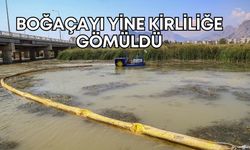 Boğaçayı yine kirliliğe gömüldü! Gündemden bir türlü düşmüyor