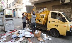 Mersin'de çöp taksiler nöbette!