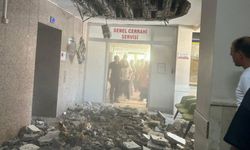 Denizli Devlet Hastanesi'nin tavanı çöktü!