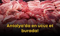 Antalya'da en ucuz et burada!