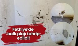 Fethiye'de halk plajı tahrip edildi!