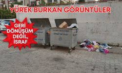 Pazar sonrası yürek burkan görüntüler: Alanya'da geri dönüşüm değil, israf!