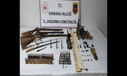 Karaman'da geniş çaplı operasyon: Tarihi eser ve kenevir ele geçirildi!