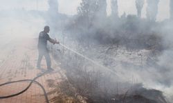 Konya'da kampüs yakınlarında korkutan yangın!
