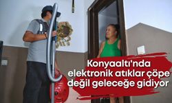 Konyaaltı'nda elektronik atıklar çöpe değil geleceğe gidiyor