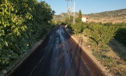 Korkuteli’nde yol konforu artıyor: 3 km’lik kaplama tamam