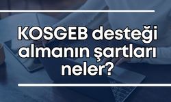 KOSGEB desteği almanın şartları neler?